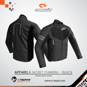 CONTINMOTO JACKET CHIMERA – BLACK- XL