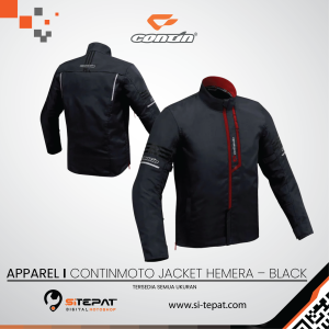 CONTINMOTO JACKET HEMERA – BLACK- L