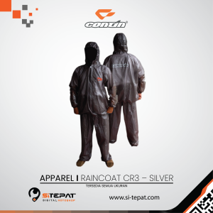 CONTINMOTO RAINCOAT CR3 – SILVER- L