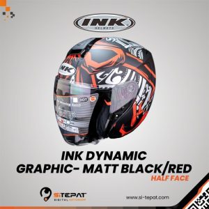 INK DYNAMIC GRAPHIC – MATT BLACK/RED XL