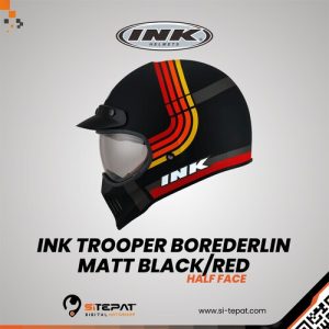 INK TROOPER BOREDERLIN – MATT BLACK/RED L