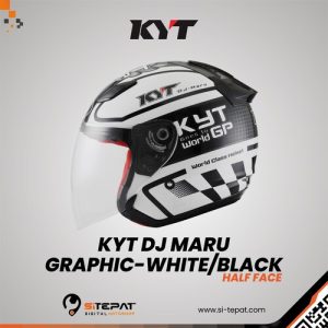 KYT DJ MARU GRAPHIC – WHITE/BLACK M