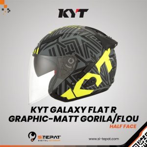 KYT GALAXY FLAT R GRAPHIC-MATT GORILA/FLOU L