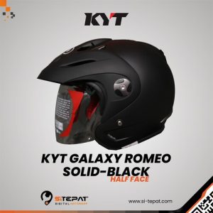 KYT GALAXY ROMEO SOLID – BLACK L