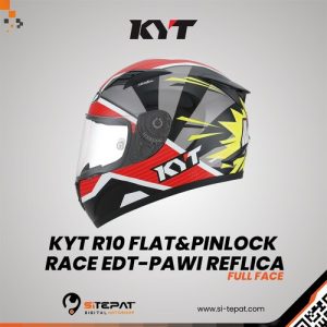 KYT R10 FLAT & PINLOCK RACE EDT – PAWI REFLICA M