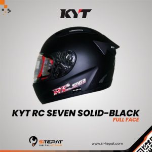 KYT RC SEVEN SOLID-BLACK MATT L
