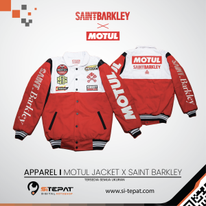 MOTUL JACKET X SAINT BARKLEY – WHITE RED – L