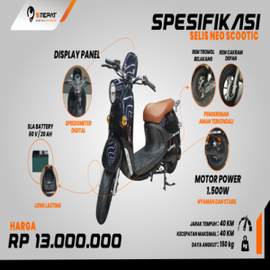 SELIS NEO SCOOTIC – BLACK