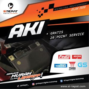 GANTI AKI PLUS 20 POINT SERVICE
